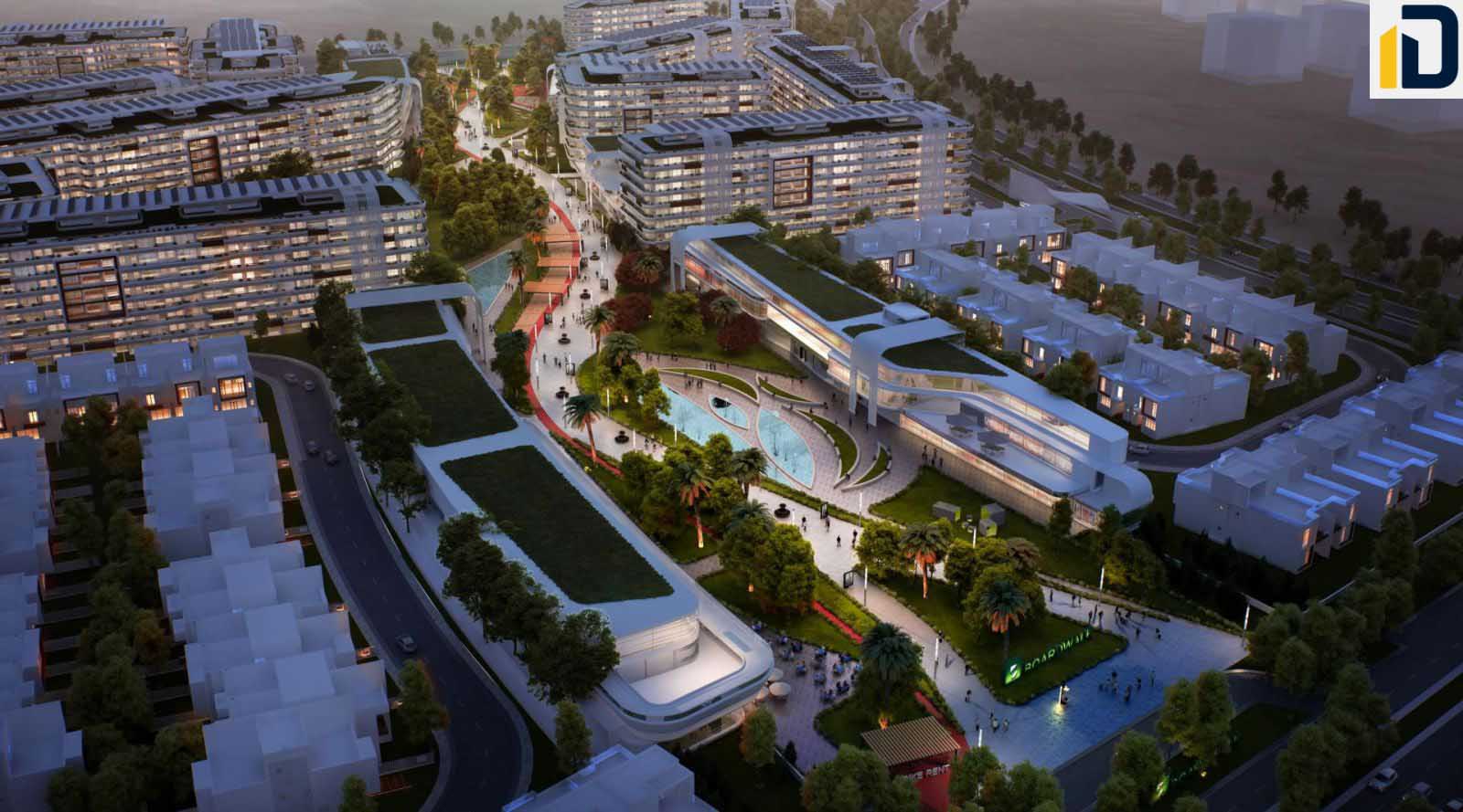 كمبوند بورد ووك العاصمة الإدارية أتريك العقارية Boardwalk New Capital