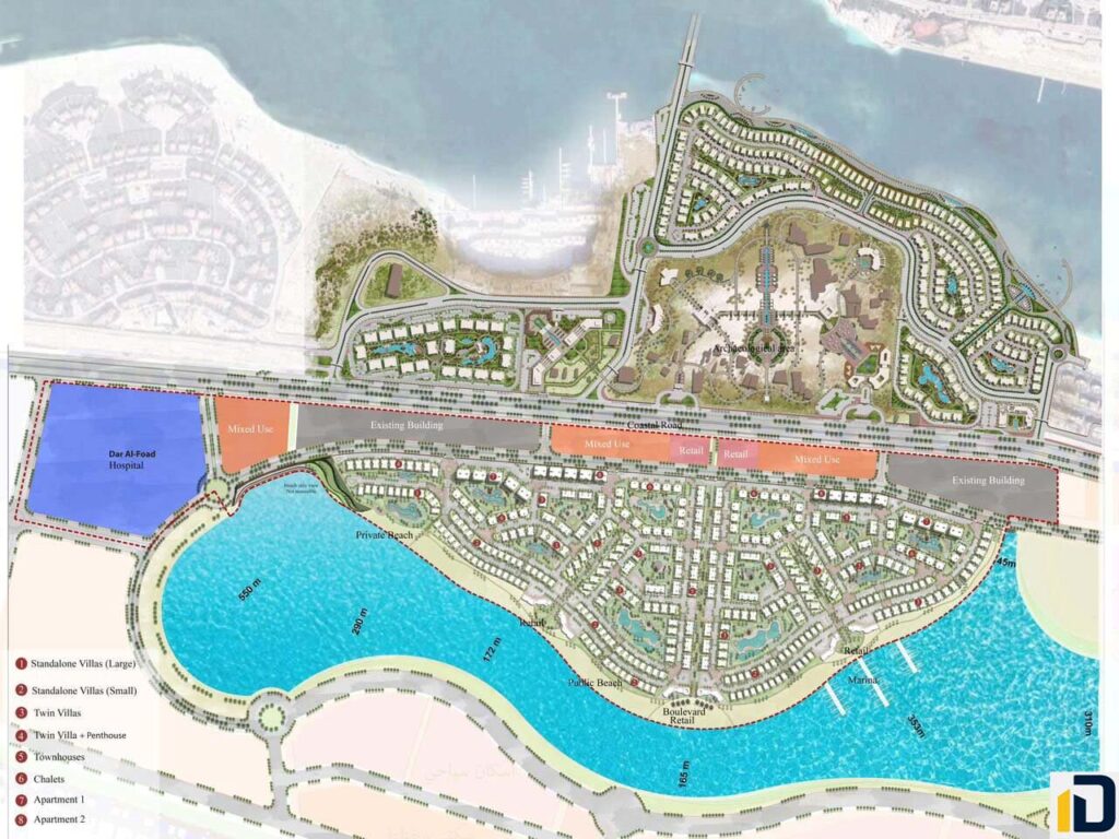 قرية مارينا 8 باي ذا ليك الساحل الشمالي Marina 8 By The Lake North Coast