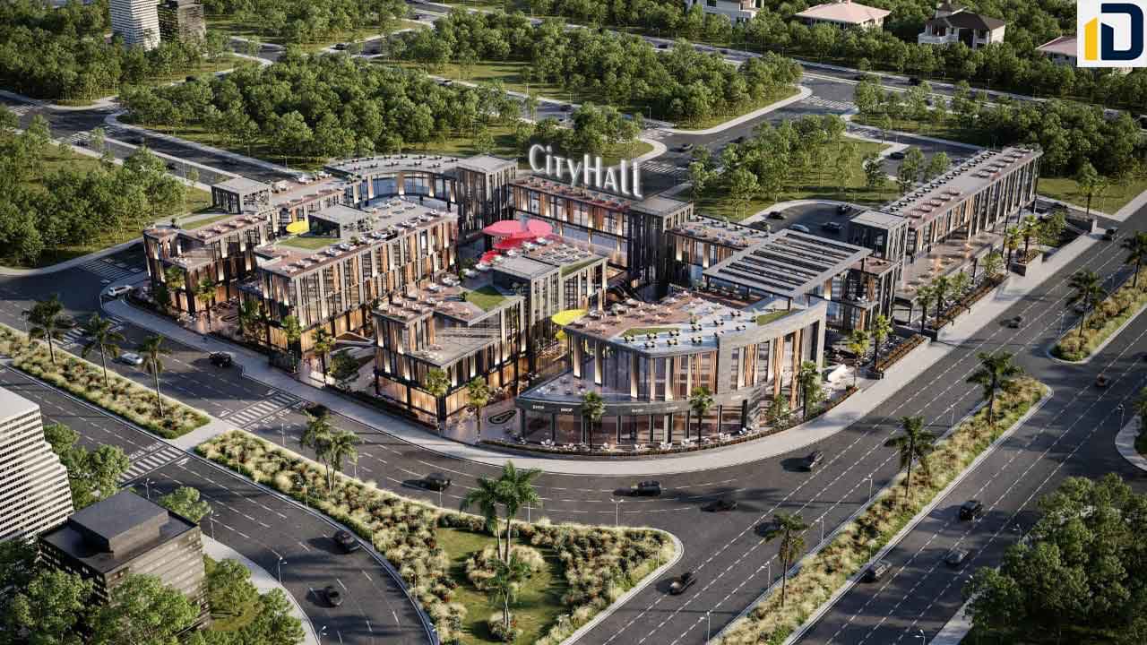 مول سيتي هول 90 التجمع الخامس لشركة سيراك للتطوير العقاري