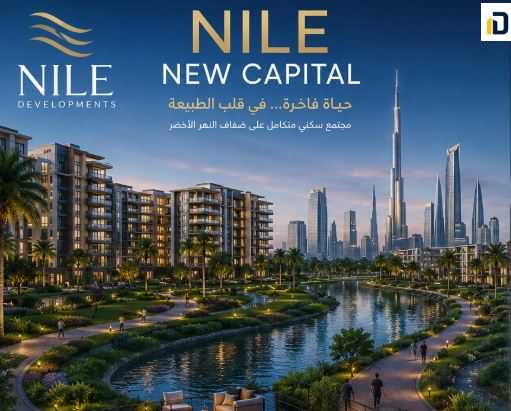 مشروع شركة النيل الجديد العاصمة الإدارية Nile New Capital من المشروعات التي يمكنك الحصول على وحدة سكنية فاخرة من خلالها.
